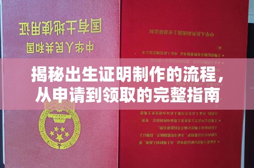 福田揭秘出生证明制作的流程，从申请到领取的完整指南