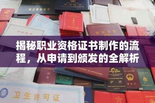 福田揭秘职业资格证书制作的流程，从申请到颁发的全解析