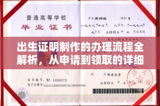 福田出生证明制作的办理流程全解析，从申请到领取的详细指南